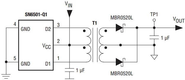 Application Circuit Diagram - Bourns HCT AEC-Q200 Compliant Power Transformers Application Circuit Diagram - Bourns HCT AEC-Q200 Compliant Power Transformers