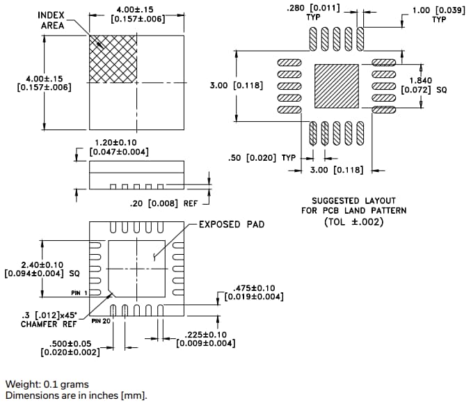 Mechanical Drawing - Mini-Circuits AVA Wideband Amplifiers Mechanical Drawing - Mini-Circuits AVA Wideband Amplifiers