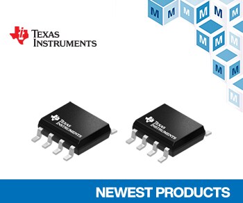 Now at Mouser: Texas Instruments' TLV915x Op Amps Drive ADS7128 ADC for High-Speed Industrial Solutions